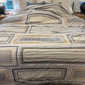 Anthropologie King Duvet Cover